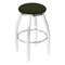Holland Bar Stool Co 36" Swivel X-Tall Bar Stool, Chrome Finish, Canter Pine Seat 80236CH010 - alternate 1